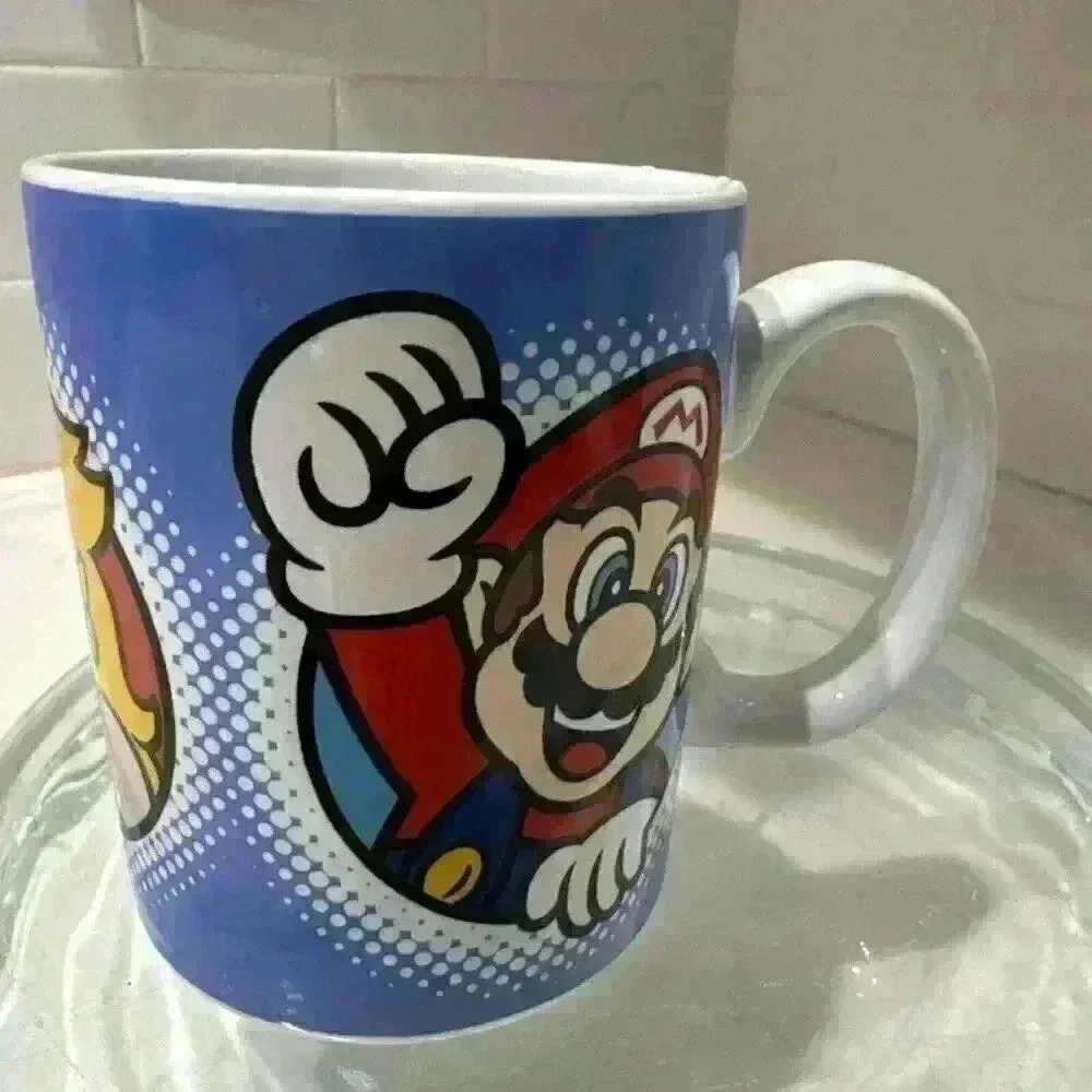 Super Mario Bros Coffee Mug Frankford Candy 2022 Luigi Princess Peach Nintendo - Picture 6 of 8